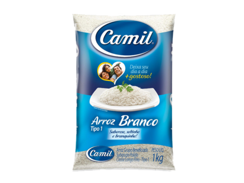 ARROZ CAMIL BRANCO 1KG