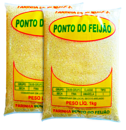 FARINHA AMARELA PONTO DO FEIJAO 1KG