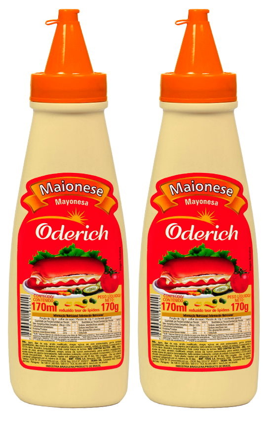 MAIONESE ODERICH BISNAGA 170G