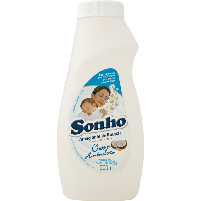 AMACIANTE SONHO 500ML COCO E AMENDOAS