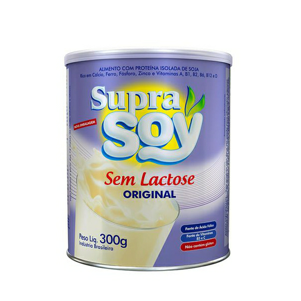 LEITE EM PO SUPRA SOY 0% LACT ORIG 300G