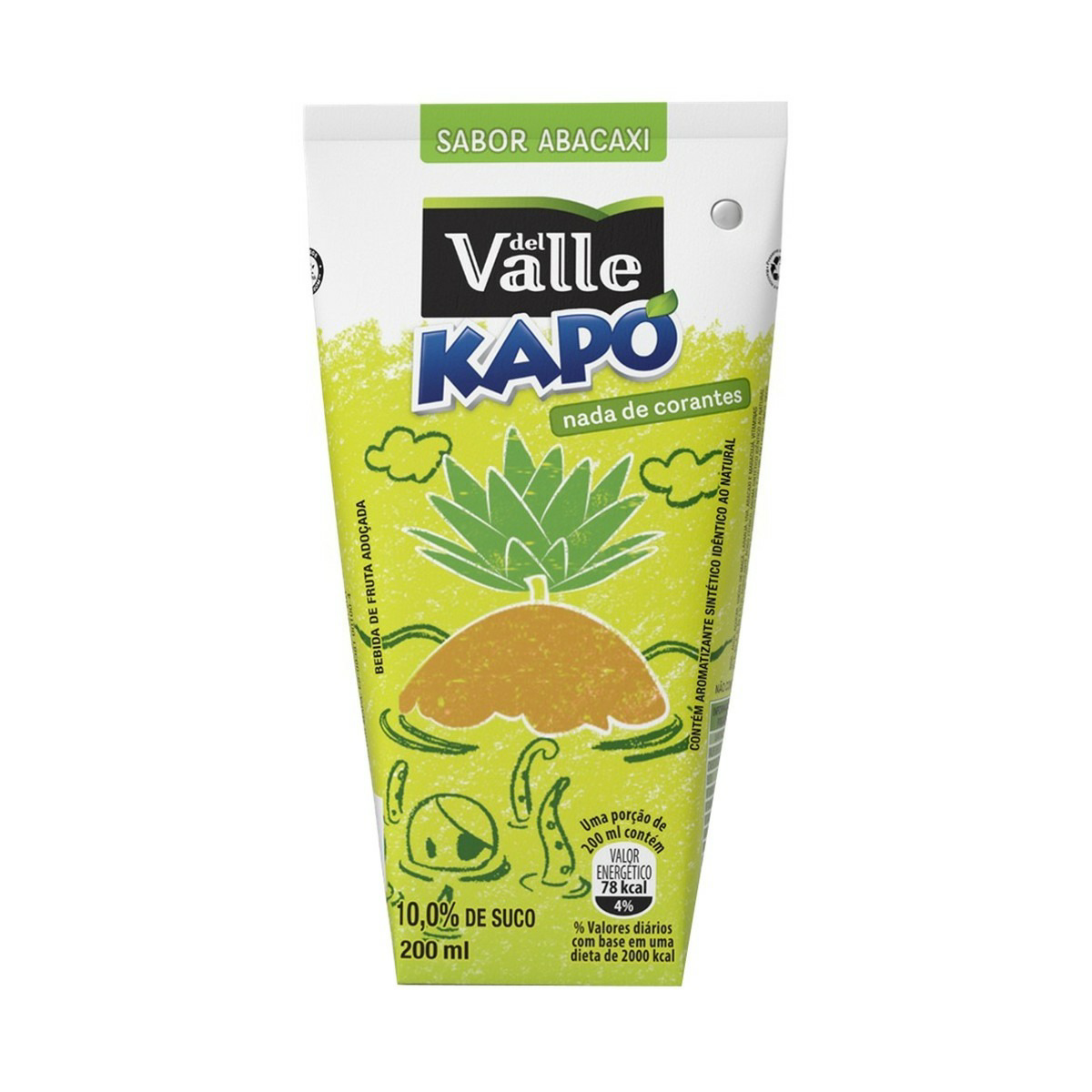 SUCO DEL VALLE KAPO ABACAXI 200ML