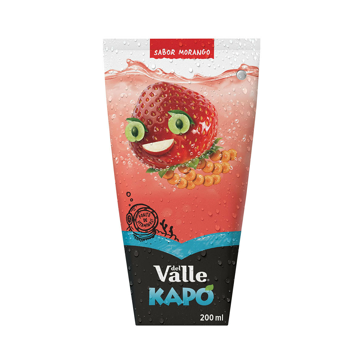 SUCO DEL VALLE KAPO MORANGO 200ML