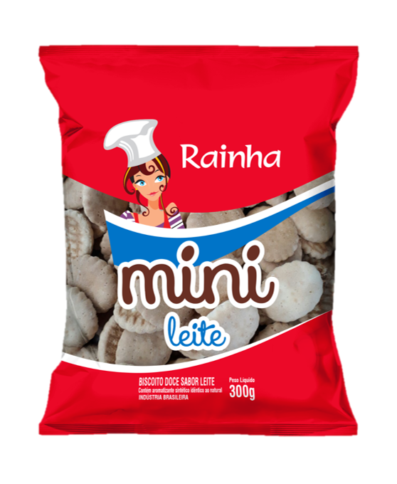 BISC RAINHA MINI LEITE 300G