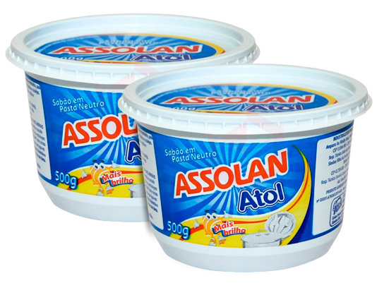 SABAO EM PASTA ATOL/ASSOLAN 500G