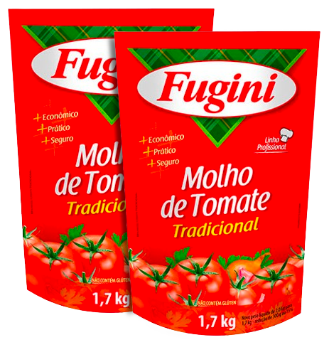 MOLHO TOMATE FUGINI TRADI FOOD 1,7KG