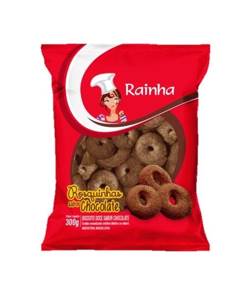 BISC ROSQUINHA RAINHA CHOC 300G