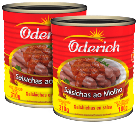 SALSICHA ODERICH AO MOLHO 310G