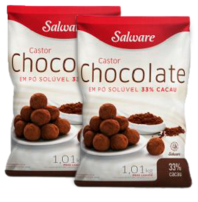 CHOC EM PO 33% CACAU SALWARE 1KG