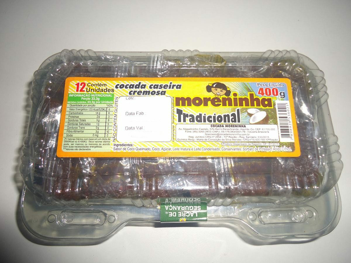 MORENINHA TRADICIONAL 400G