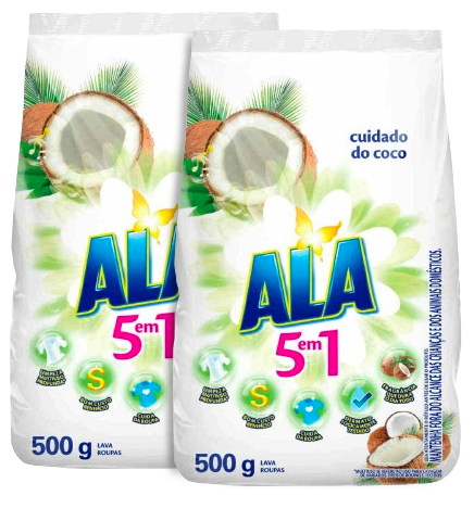 SABAO EM PO ALA 500G COCO 5 EM 1