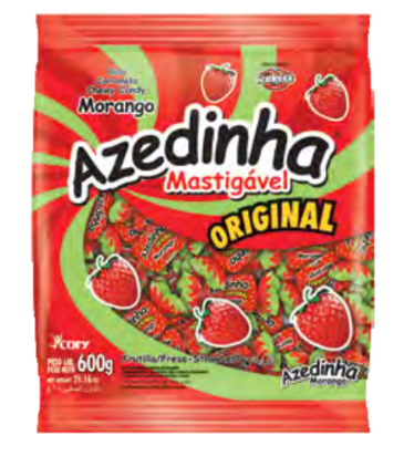 BALA MAST ICEKISS AZEDINHA MORANGO 600G