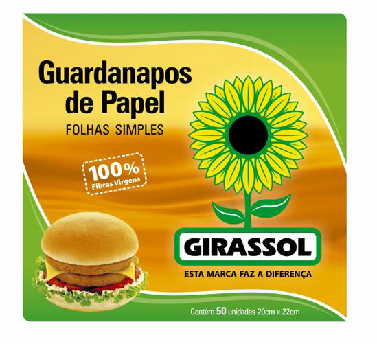 GUARDANAPO GIRASSOL 22X18