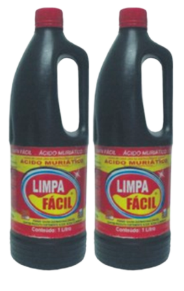 ACIDO MURIATICO LIMPA FACIL 1L