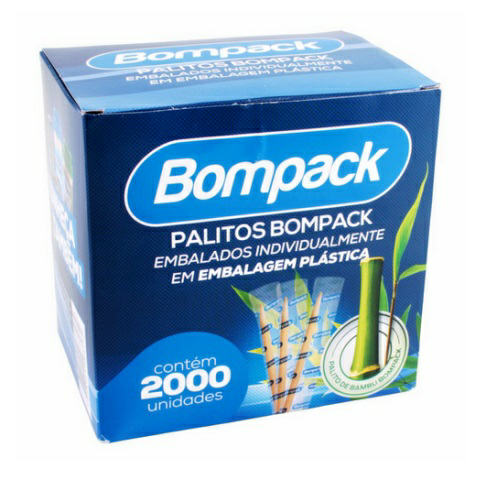 PALITO DENTAL BOMPACK EMBALADO IN C/2000