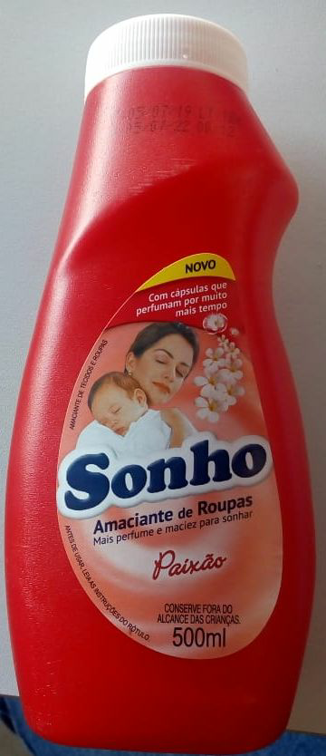 AMACIANTE SONHO 500ML PAIXAO