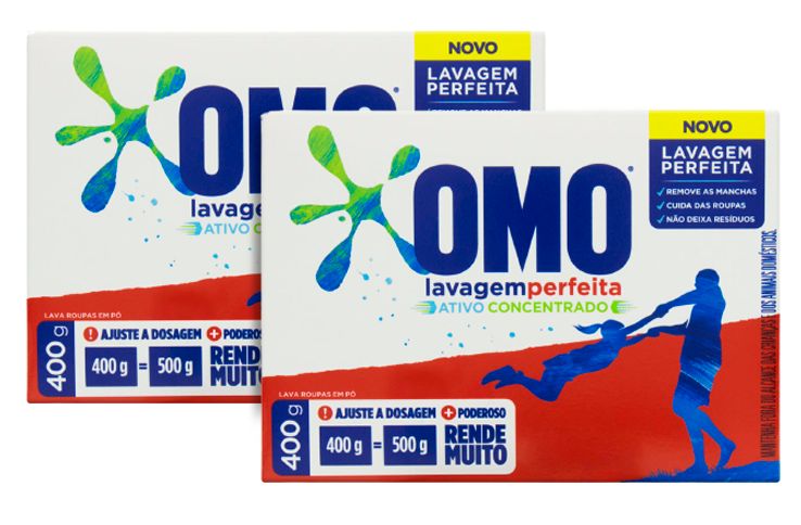 SABAO EM PO OMO 400G CX LAV.PERF