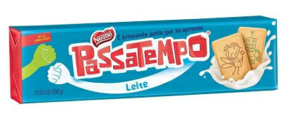 BISC PASSATEMPO AO LEITE 150G