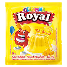 GELATINA ROYAL MARACUJA 25G
