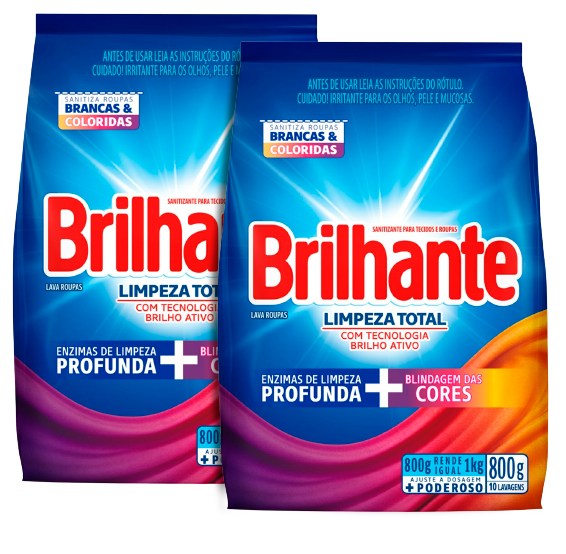 SABAO EM PO BRILHANTE 800G AZUL LIMP T.