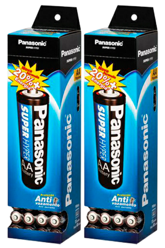 PILHA PANASONIC PEQ AA C/52