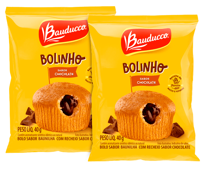 BOLINHO BAUDUCCO CHOC C/BAUNILHA 40G