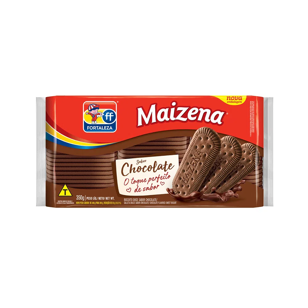 BISC FORTALEZA MAIZENA CHOC 350G