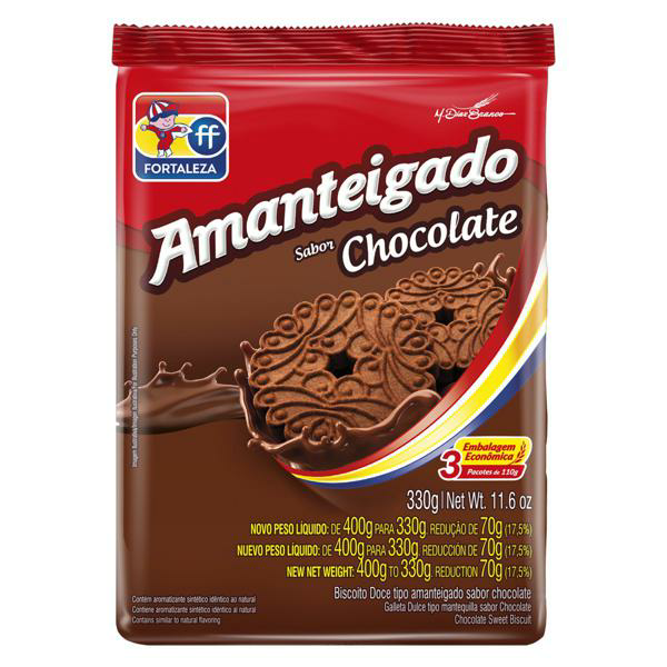 BISC FORTALEZA AMANTEIGADO CHOC 270G