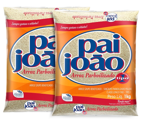 ARROZ PAI JOAO PARBOILIZADO 1KG