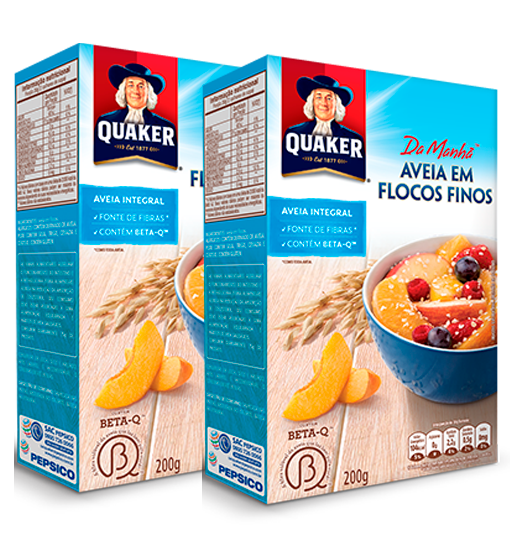 AVEIA QUAKER FLOCOS FINO 165G