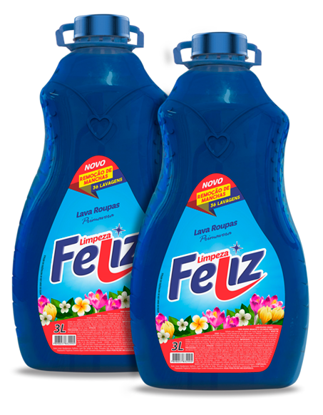 LAVA R.LIQ.LIMPEZA FELIZ 3L AZUL