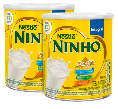 LEITE EM PO NINHO INTEGRAL LATA 380G