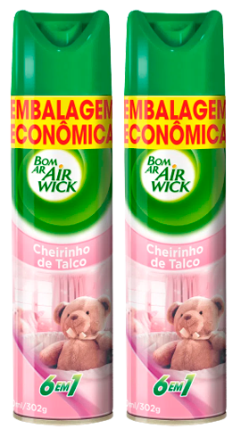 BOM AR AIR WICK CHEIRO DE TALCO 360ML