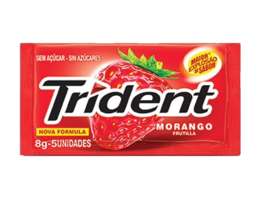 TRIDENT MORANGO 8G